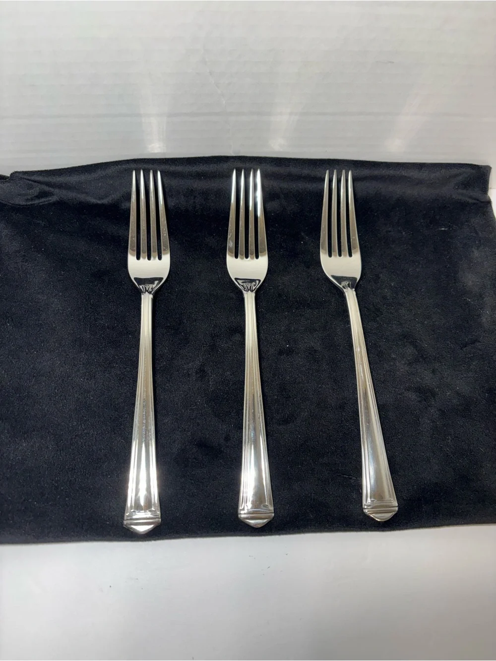 Lenox Dinner Forks Flatware Stainless Set of 3 Metropolitan Dining Replacements